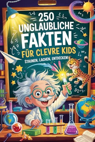 250 unglaubliche Fakten für clevere Kids – Staunen, Lachen, Entdecken! I Das perfekte Geschenk für Jungen und Mädchen ab 6 Jahren
