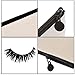 6 Pieces Eyelash Makeup Bags Canvas Makeup Bags Travel Make up Pouches with Zipper Lash Cosmetic Bags for Women and Girls (mix-6pack)