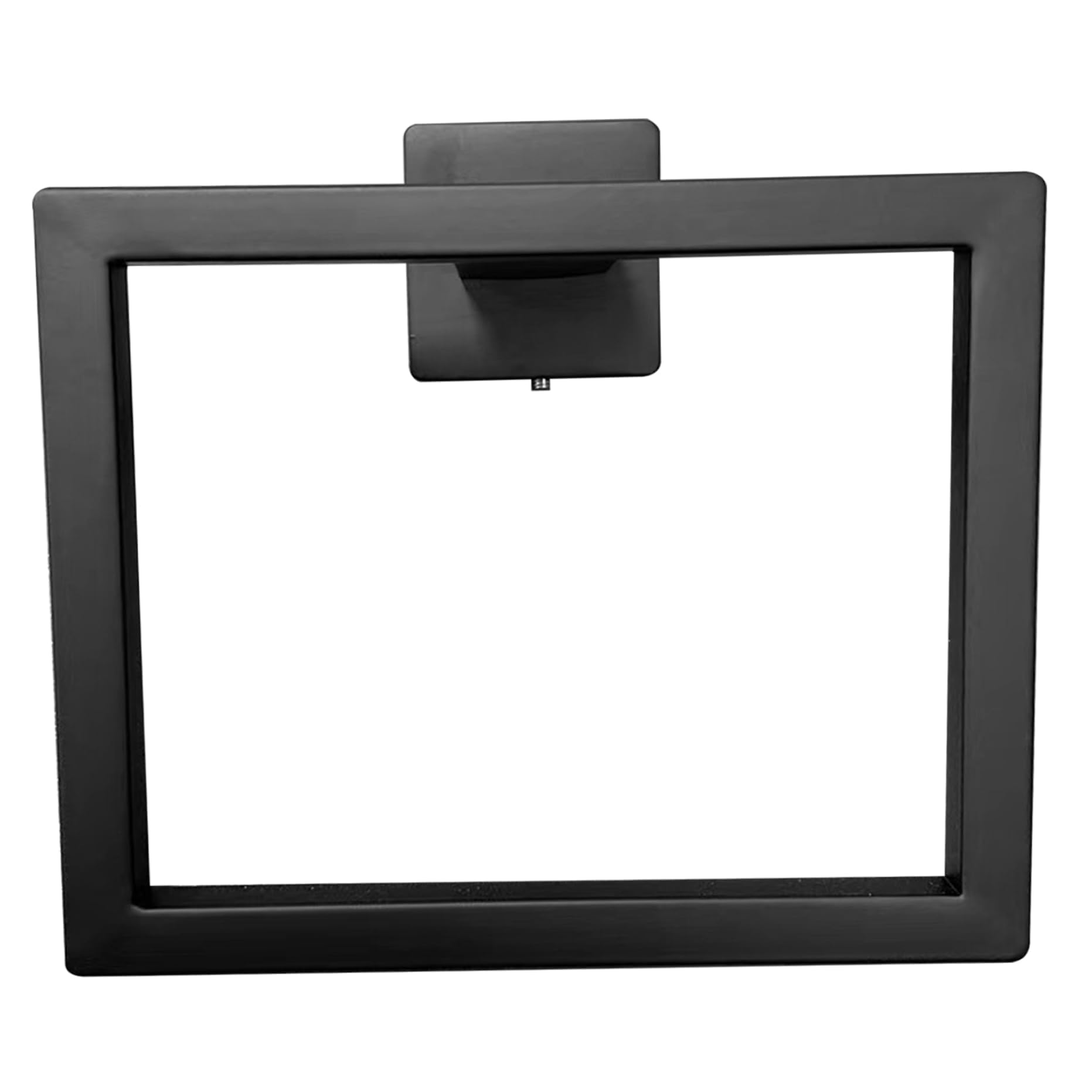 Porte-serviettes noir mat en acier inoxydable : séchage rapide et gain de place mural
