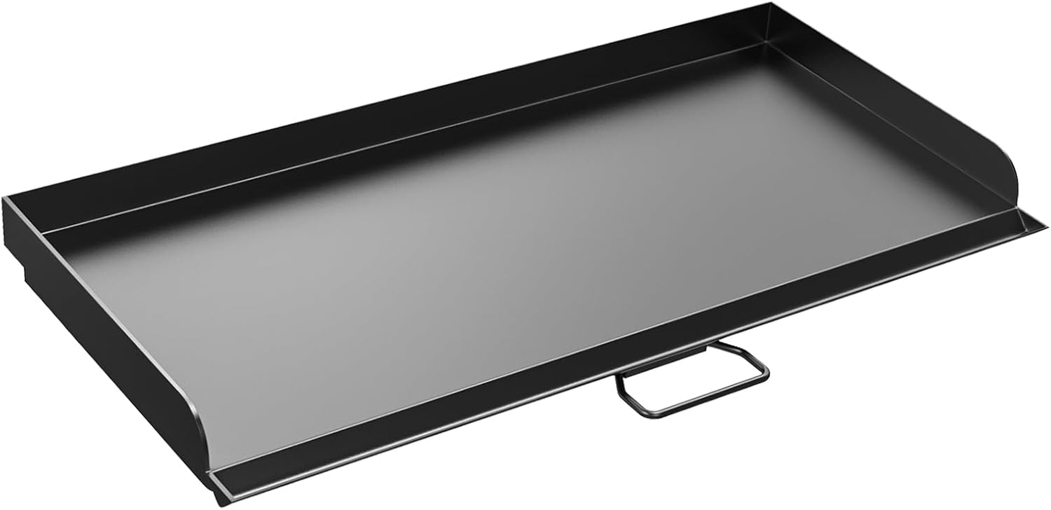 AJinTeby 14" x 32" Flat Top Griddle for Camp Chef 2 Burner Stove, Outdoor Stove Top Griddle for Gas Grills, Portable Gas Grills with Oil Drip Port, Camping Fry Griddle for Camp Chef Explorer Stove