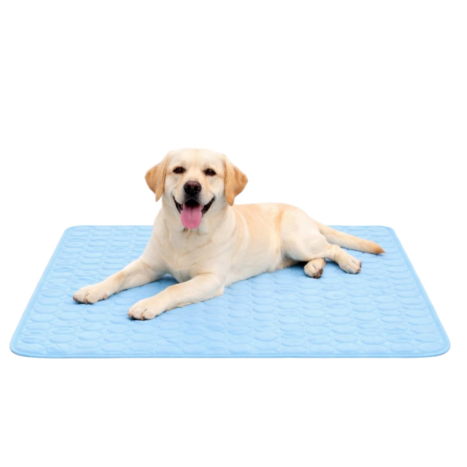 Dog Cooling Mat, Breathable & Durable Cooling Mat for Dogs Cats Indoor/Outdoor, Long-Lasting Coolness, Foldable & Washable Pet Blanket (L(150X100CM))