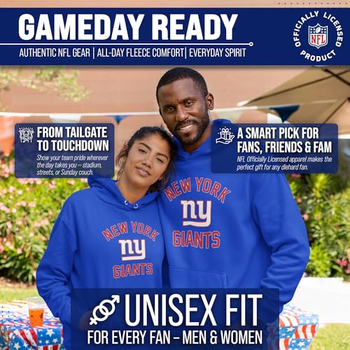 Image of Team Fan Apparel NFL Gameday Hoodie Pullover Sweatshirt for Men and Women