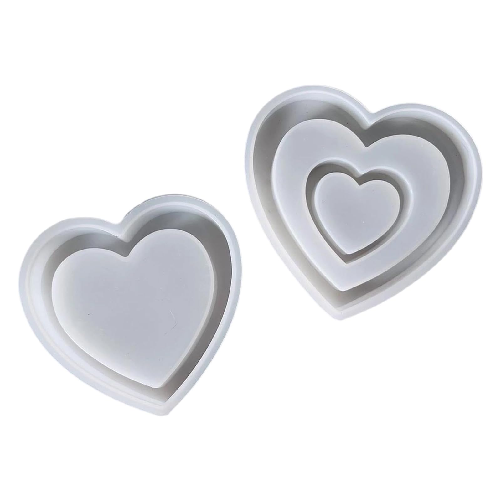 Kalttoy Romance Heart Shaped Silicone for Wedding Valentines Making and Craft Supplies Heart Shaped Silicone