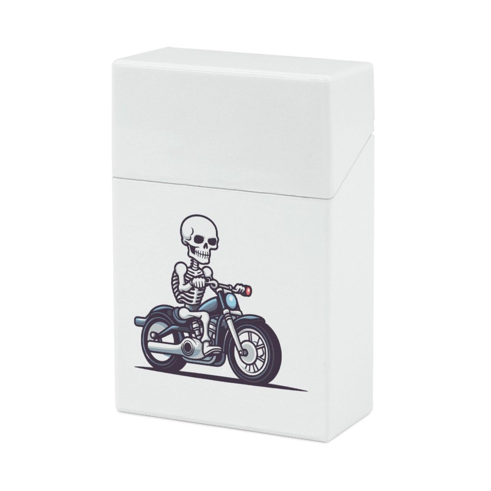 Amazon.com: Motorcycle Rider Cigarette Case Box Flip Open Waterproof Cigarette  Holder Box for Men and Women : Health & Household