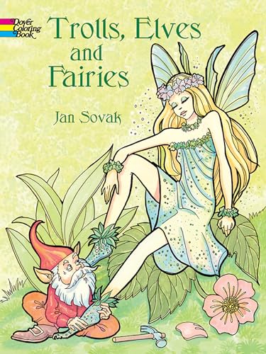 Trolls, Elves and Fairies Coloring Book (Dover Fantasy Coloring Books)