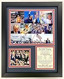 Legends Never Die Donald Trump | 45º presidente de Estados Unidos | Fotos enmarcadas de 30,1 cm con doble estera (mosaico de campaña)