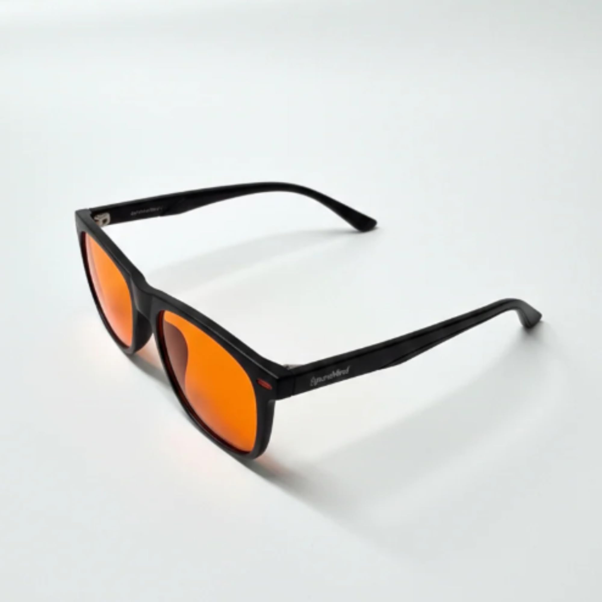 Puremind Gafas Bloqueo Luz Azul – Clip Gafas Naranjas Filtro para Protección Luz Azul Antifatiga - Blue Light Blocking para Pantallas Ordenador Gaming - Blockers Antii