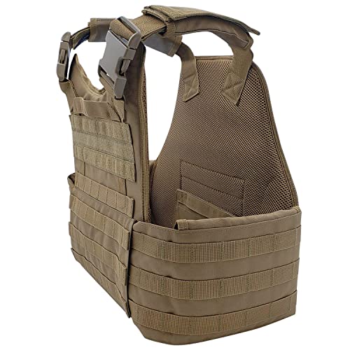 Ayin Molle Breathable Outdoor Vest With Hook And Loop Attachment Points (Coyote) #TOP1