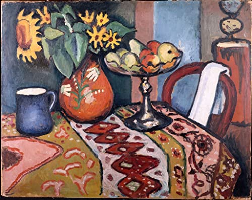 Peinture sur toile nature morte tournesols II décoration murale nordique 60x90cm