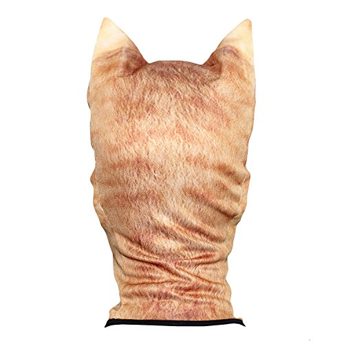 Image of WTACTFUL 3D Animal Ears Balaclava, Breathable Face Mask for Halloween