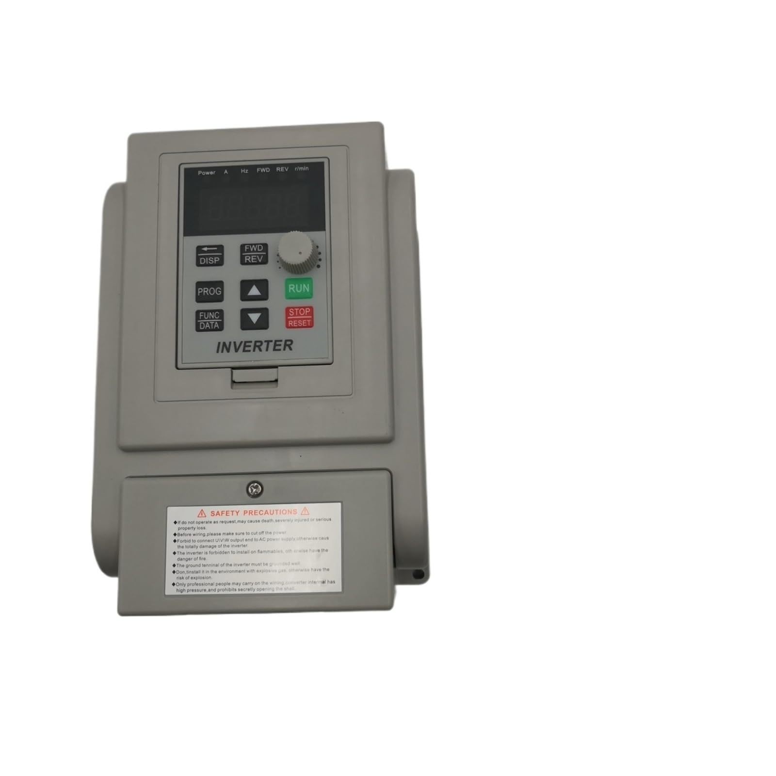 frequency inverter VFD Inverter ZW-S1-2T 1.5KW/2.2KW Single phase 110V/220V Input and For three-phase motor with 2M Cable and Outside Panel(2.2KW 110V-220V AT5)