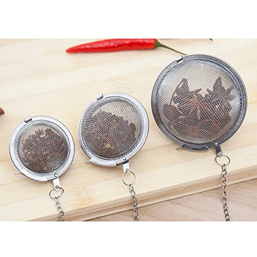 2Pcs Tea Infuser, Upgraded 3.5 In Tea Strainer, Premium Tea Infusers For Loose Tea, Tea Steeper, Tea Ball For Tea Flavoring Herbal Spices Seasonings #TOP2