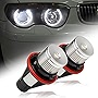 AXECO High Power LED Angel Eye Light Bulb Replacement for BMW 1/5/6/7 Series X3 X5 M5 M6 E39 E53 E60 E63 E64 E65 E66 E83 E87(Fit ONLY to Factory Equipped Xenon HID Headlight with Angel Eye Rings)