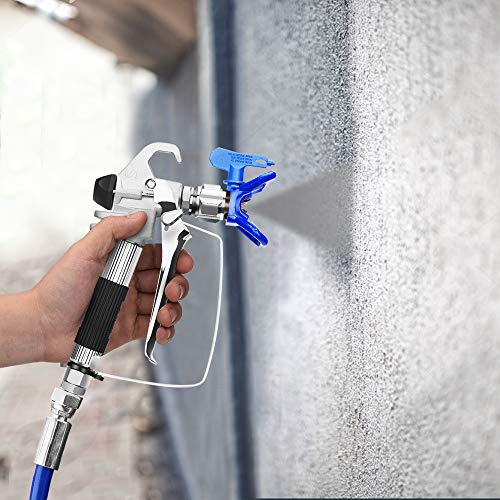 MOPEI Airless spuitpistool met tip guard en 517 tip, compatibel met Graco spuittoestel, 3600 psi - Image 6
