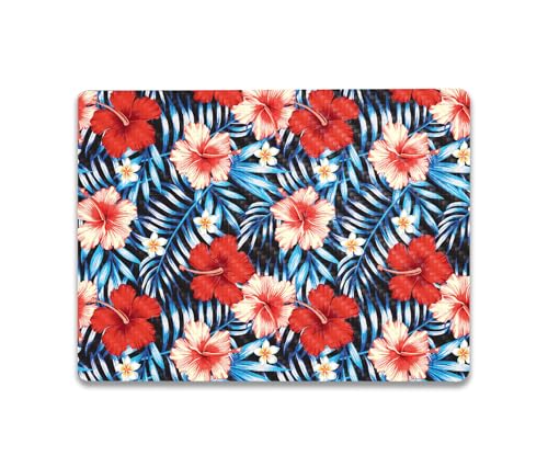 Image of MightySkins Carbon Fiber Skin Compatible with Microsoft Surface Laptop Go 3 (2023) Full Wrap Kit - Modern Tropical | Protective, Durable Textured Carbon Fiber Finish | Easy to Apply | Made in The USA