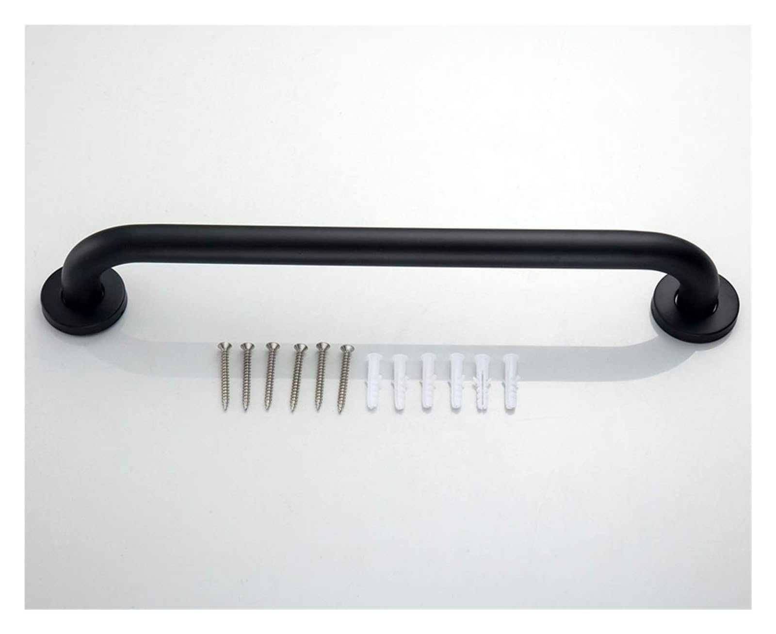 Barra di Sostegno per Bagno, Maniglia Doccia, Maniglione for bagno in acciaio inossidabile 304, corrimano nero a parete, adatto for anziani, disabili e donne incinte(40cm)