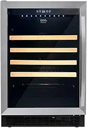 Cervejeira de Embutir Eos Premium 163 Litros Frost Free com Porta de Vidro Inox Ece155ie 220v