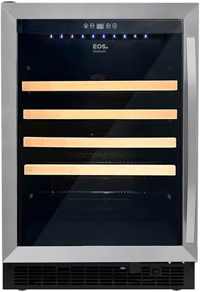 Cervejeira de Embutir Eos Premium 163 Litros Frost Free com Porta de Vidro Inox Ece155ie 220v