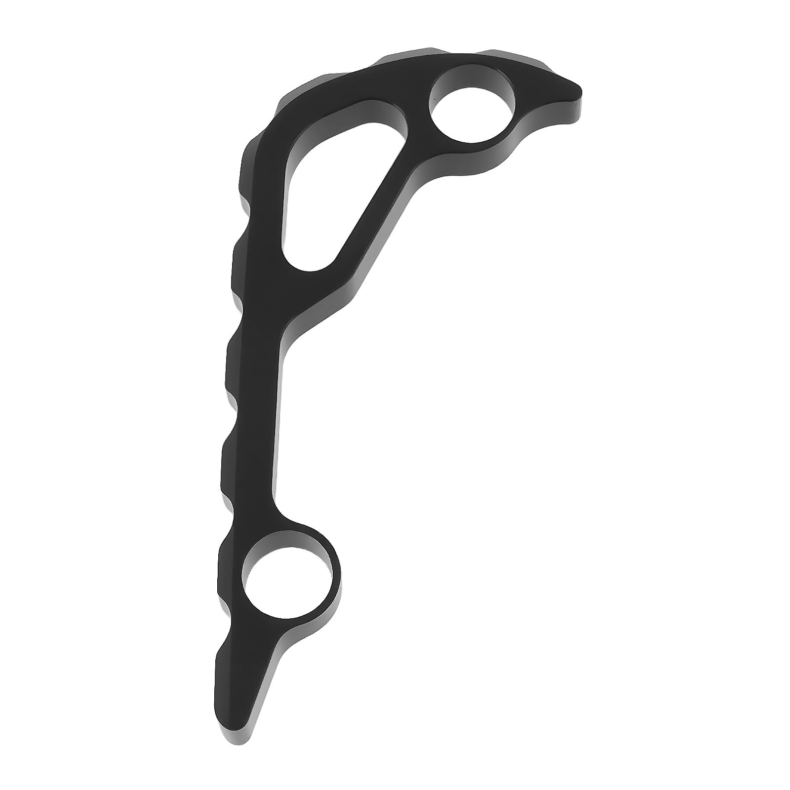 Briny River Black Aluminum Gear Backspacer Compatible with Benchmade Bugout 535 Pocket Knifes