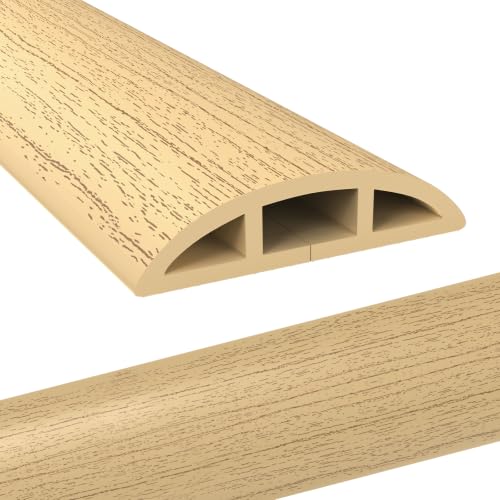 Image of Eapele Floor Cord Cover 10ft Cord Covers for Wires on Floor, Heavy Duty Extension Cord Cover, Rubber Floor Cable Cover, Prevent Trip Hazard for Sidewalk Home Office Outdoor or Indoor Settings