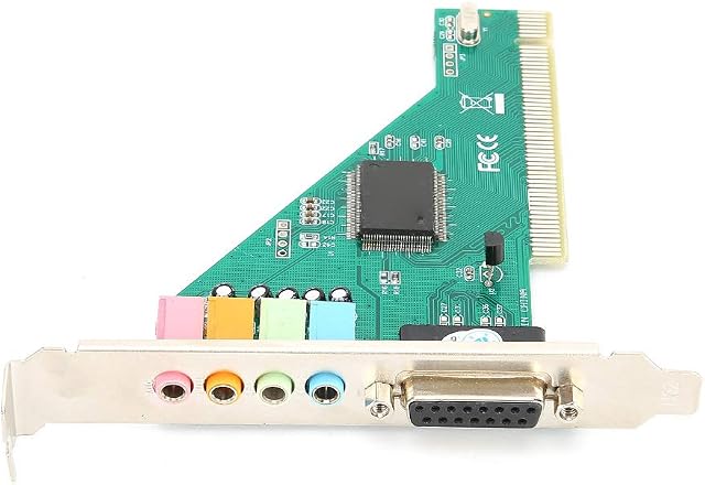 PCIe Sound Card, Channel 4.1 Sound Card 120dB for Computer Desktop Internal Audio Karte Stereo Surround CMI8738 for Windows 98/2000 / XP/NT