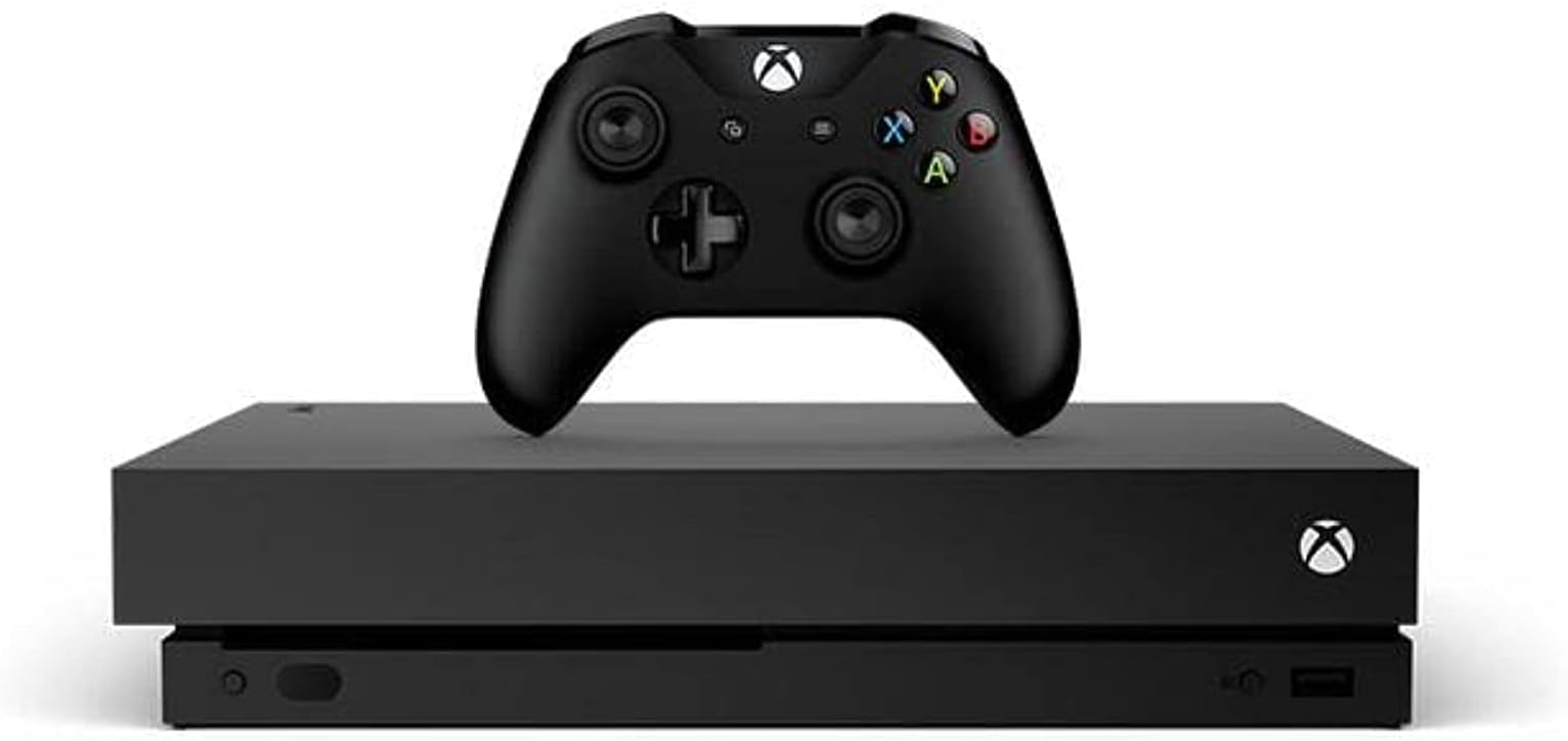 Microsoft Xbox One X 1TB, 4K Ultra HD Gaming Console, Black (Renewed) (2017 Model)