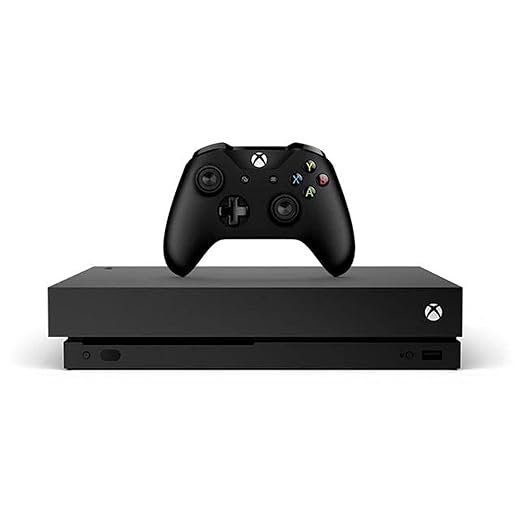 Microsoft Xbox One X 1TB, 4K Ultra HD Gaming Console, Black (Renewed) (2017 Model)