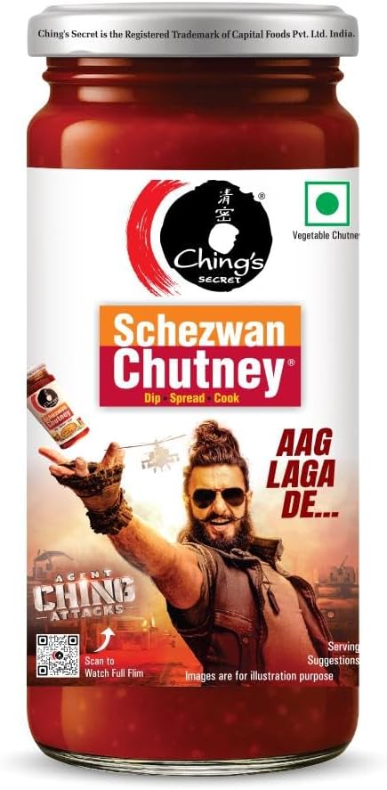 Ching’s Secret Schezwan Chutney, 250g, Spicy & Tangy, Dip, Spread, Cook