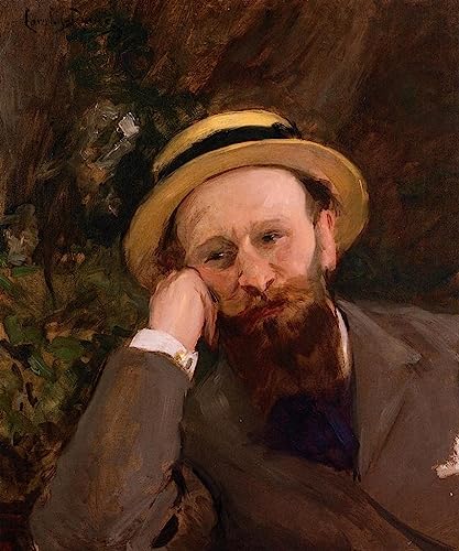 Affiches et gravures portrait de Manet par Carolus Duran toile décoration salon 60x90cm