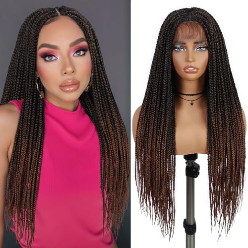 Fancy Hair 32 inch Knotless Box Braided Wigs for Black