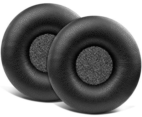 SOULWIT 50mm Ear Pads Cushions Replacement for Jabra Pro 9400/9450/9460/9470/925/929/930 Headset Earpads for Jabra Biz 2400/BIZ 2400II/BIZ 1500/GN2000/UC Voice 550 Headphones Comfort Foam - Black