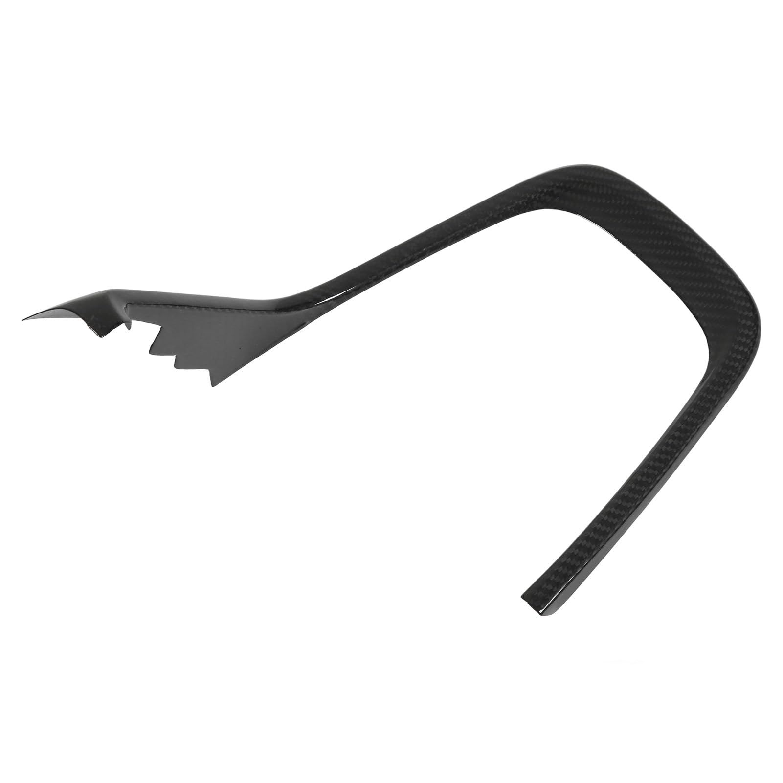 Qqmora Auto-Getriebegehäuse-Abdeckungsverkleidung mit Glänzendem Carbonfaser-Look für GR86 ZN8 ZD8 2022 und Später, Einfache Installation, Langlebiger Aufkleber, 1 Einheit