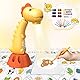 MFEESYOB Zeichenprojektor für Kinder mit 96 Dia-Cartoon-Mustern und 12 Farbpinseln, Smart Art Sketcher-Projektor für Mädchen und Jungen von 3–8 Jahren (Gelb)
