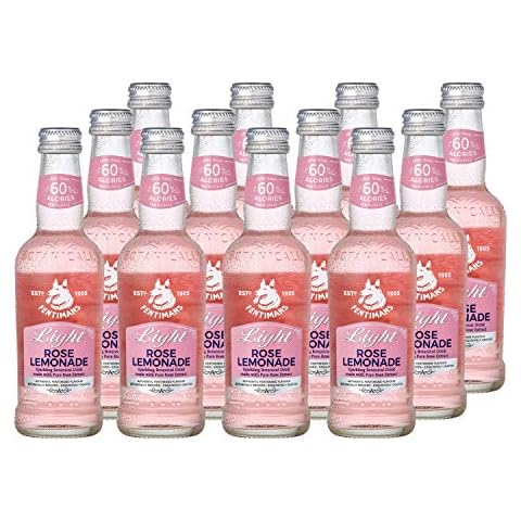 Fentimans Light Rose Lemonade, 12 x 250ml Bottles Cover