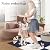 Emaraxy Peel and Stick Carpet Floor Tiles 24x24 Inch, 20 Pack Tile Carpet Squares, 4.5mm Thick Self Adhesive Carpet Tiles, Easy to Install, Durable Non-Slip Polyester for Home Office Basement Blue
