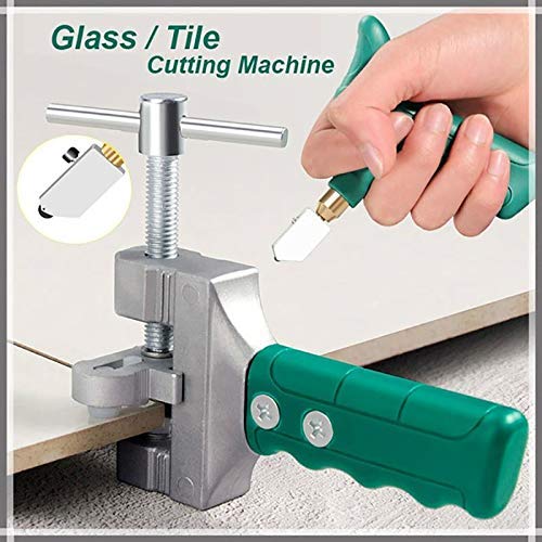 Elikliv Manual Glass Cutter Tool Kit,DIY Home Kit MultiFunctional