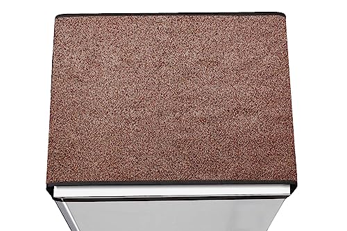 Image of Stylista Refridgerator top Cover Suitable for Samsung RR20C1723R8 /HL, 183 Liter Fridge, Dimension (WXD) 65x111 CM, Sand Pattern Brown