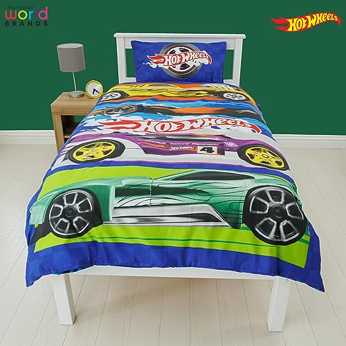 Hot Wheels Officially Licensed Beast Design Single Duvet Cover Set, Blue - Image 3