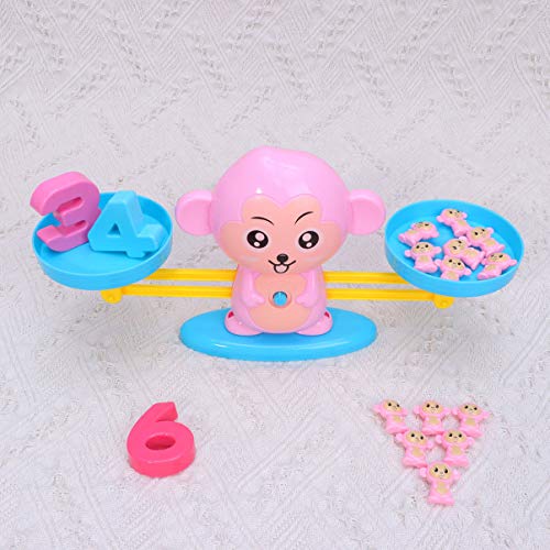 NUOBESTY Jogo de Matemática de Equilíbrio de Macaco Jogo de Aprendizagem de Número de Macaco Contand