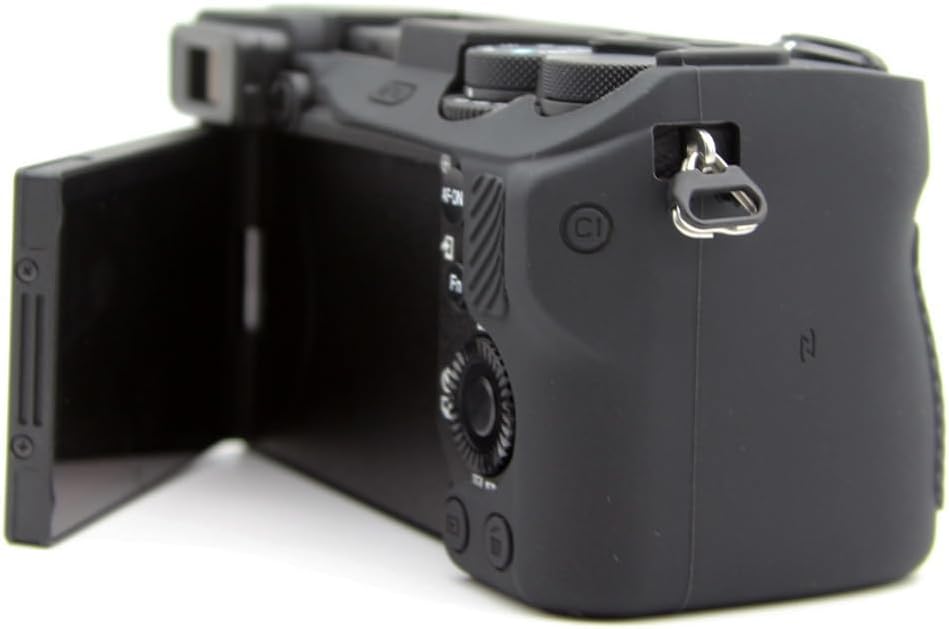 Camera Case for Sony Alpha A6000, Soft Silicone Protective Cover Housing Rubber Body Skin for Sony Alpha A6000 ILCE-6000 Digital SLR Camera Bag Light Blue - Image 6