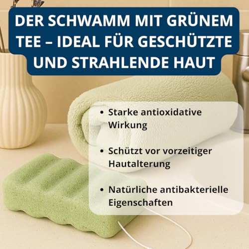 Peelingschwamm Effilab Bio-Konjak-Schwamm für den Körper