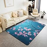 Tapis à usages multiples : Le tapis convient à la chambre à coucher, au salon, à la salle à manger, au dortoir, à l'appartement, aux couloirs, aux entrées, à la salle de jeux, au bureau à domicile, au bureau ou au foyer, à la salle de beauté, à l'aire de jeux des enfants, à l'aire de lecture de la salle de classe, à l'avant du canapé sectionnel et du siège d'amour, sous une table basse, pour couvrir le sol carrelé ou les planchers en bois dur.