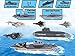 Crelloci Aircraft Carrier Military Naval Ship Toy Play Set with Small Scale Model Planes Fighter Jets, Battleship and Supply Ship for Kids Boy Girl Age 5+ Party Favors Gifts