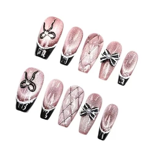 手作り3Dネイルチップ |他の動植物|ショート|10枚入り|つけ爪・ジェルネイル・ウェアラブルネイル・かわいい・三次元・手描き・ネイルアートパッチ・水彩カートゥーン (07, L)