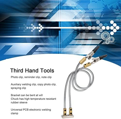 Miniatura 3 de Helping Hands Soldering Tool,Hel Hand Wire Hands Estación de abrazadera magnética Tercera herramienta Brazos flexibles Soldadura 3rd noevsbig