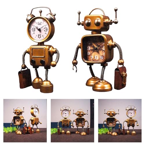 Reloj de escritorio decorativo analógico con acabado de precisión 3