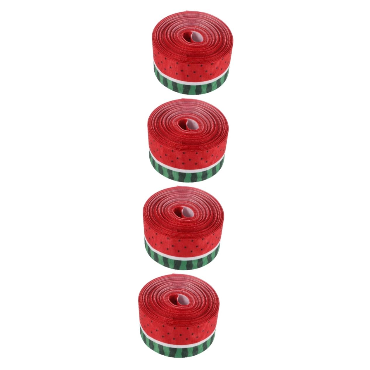 ARTIBETTER 4 Rollos Cinta Decorativa Cintas Para De Coser Púrpura Elaboración Sandía Delgado Envase Embalaje Artesanía Verano Boda Cinta De De Novedad Poliéster