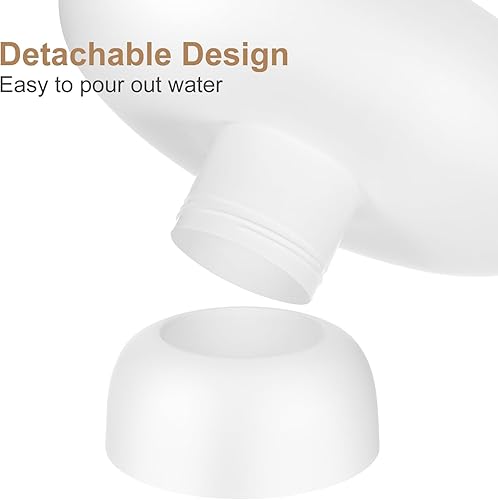 Miniatura 4 de Veemoon Frutero de plástico con patas altas, pedestal frutero de drenaje para sala de estar, mesa de comedor, soporte de almacenamiento de pasteles