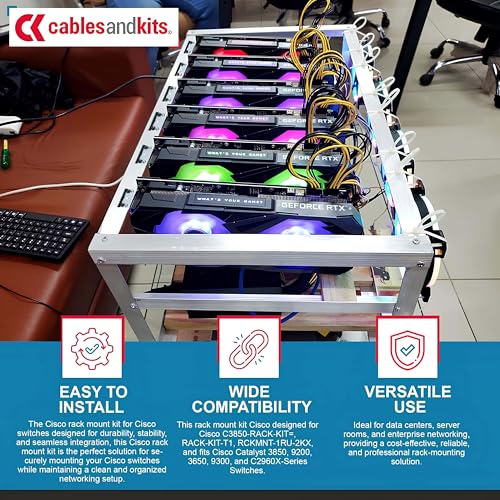 Fixation rack 19 pouces pour intégrer vos commutateurs Cisco 1U - 6