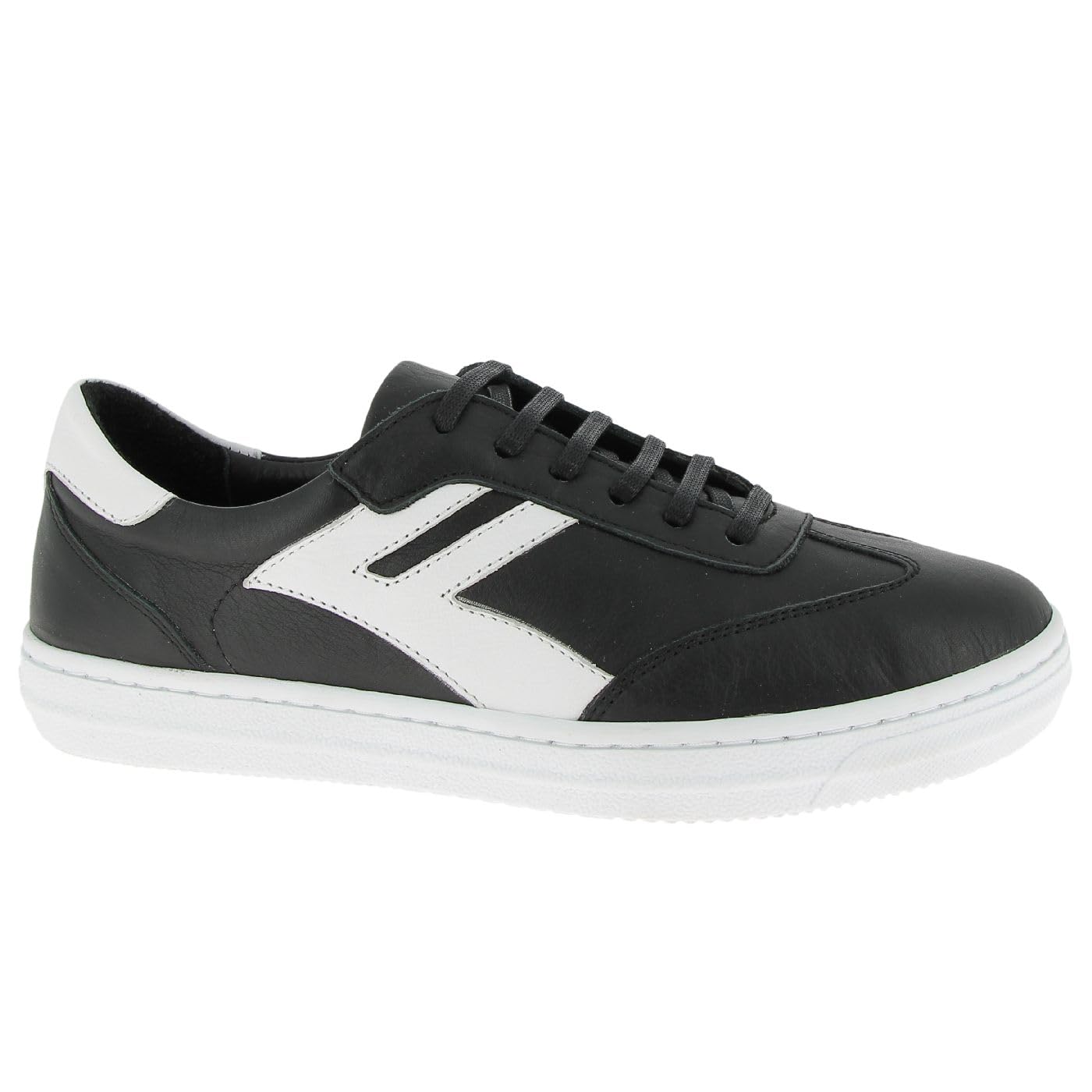 Andrea Conti Freya Women's Low Top Trainers, Black/White, 6 UK